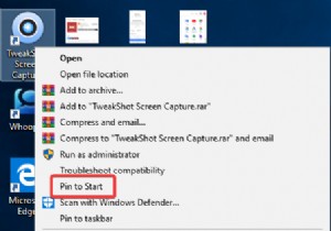 วิธีสร้างทางลัดสำหรับแอปในเมนูเริ่มของ Windows 10