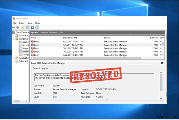 วิธีแก้ไขข้อผิดพลาด Service Control Manager ใน Windows 10
