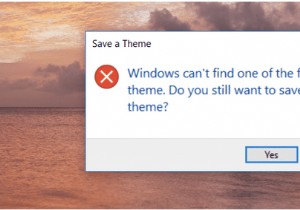 การแก้ไข:Windows ไม่พบไฟล์ใดไฟล์หนึ่งในธีมนี้