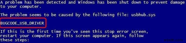 แก้ไข – ข้อผิดพลาดหน้าจอสีน้ำเงิน Bugcode_USB_Driver ใน Windows 10