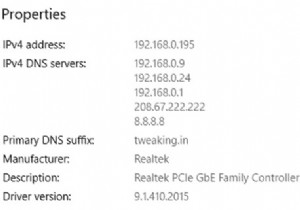 วิธีเปลี่ยนที่อยู่ MAC บน Windows 10