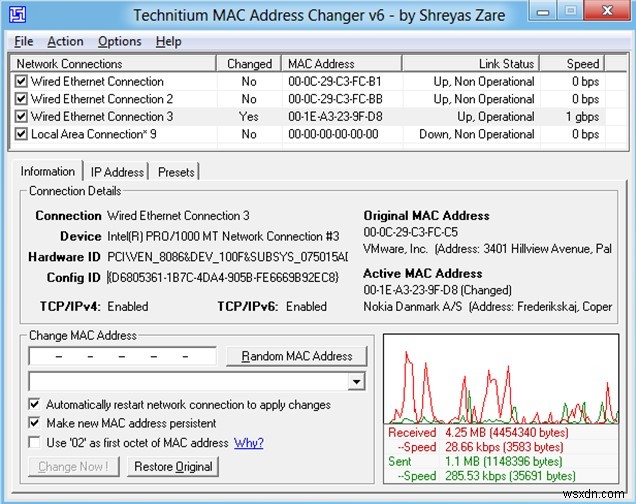 วิธีเปลี่ยนที่อยู่ MAC บน Windows 10