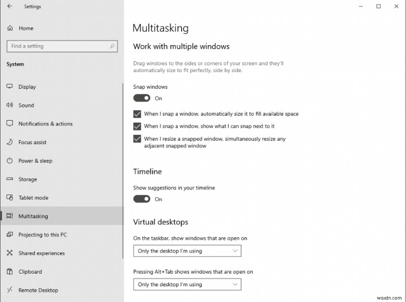 วิธีแบ่งหน้าจอใน Windows 10