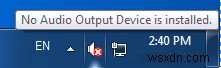 วิธีแก้ไขข้อผิดพลาด “ไม่มีอุปกรณ์เอาต์พุตเสียงติดตั้งอยู่” บนพีซี Windows 10