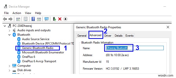 วิธีเปลี่ยนชื่อ Bluetooth ของคุณบนพีซี Windows 10? 