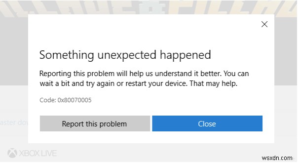 วิธีแก้ไขข้อผิดพลาด Microsoft Store 0x80070005 บน Windows 10