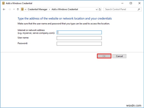 วิธีแก้ไขข้อผิดพลาด Enter Network Credentials ใน Windows 11/10