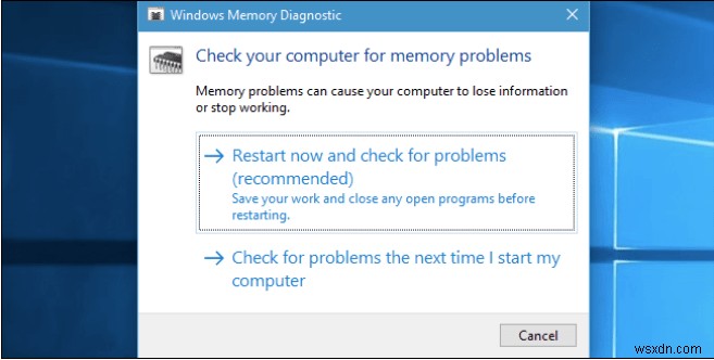 วิธีแก้ไข Data_Bus_Error บน Windows 10