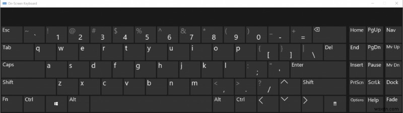 คำแนะนำในการใช้แป้นพิมพ์บนหน้าจอบน Windows 10