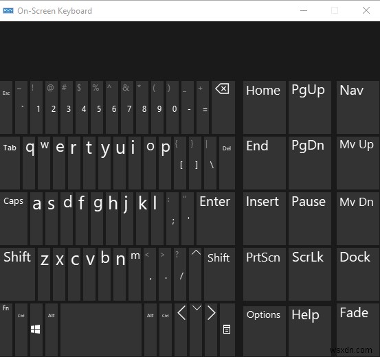 คำแนะนำในการใช้แป้นพิมพ์บนหน้าจอบน Windows 10