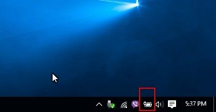 วิธีคืนค่าไอคอนแบตเตอรี่ที่หายไปใน Windows 10