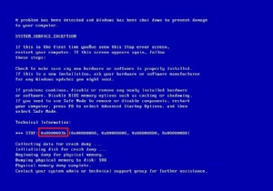 วิธีแก้ไขรหัสหยุดข้อยกเว้น BSOD 0x0000003b บน Windows 10