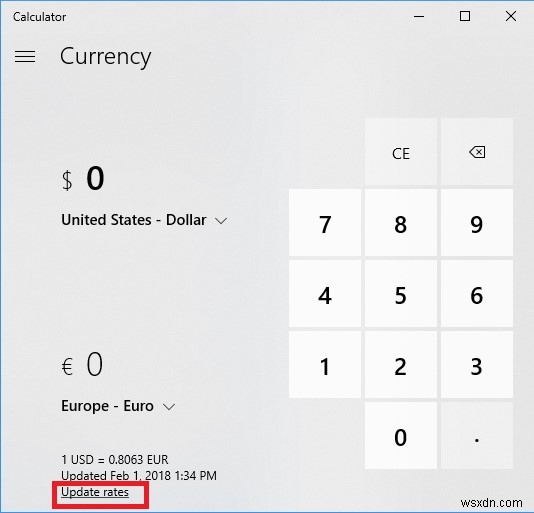 วิธีใช้เครื่องมือแปลงสกุลเงินใน Windows 10?