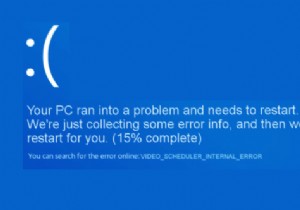ข้อผิดพลาดภายในของตัวกำหนดเวลาวิดีโอใน Windows 10 [แก้ไขแล้ว 100%]