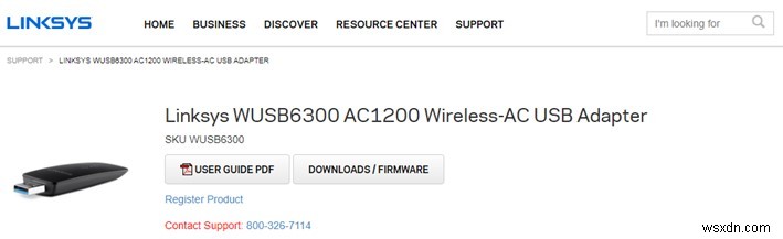 จะดาวน์โหลดและติดตั้งไดรเวอร์ Linksys WUSB6300 ใน Windows 10 ได้อย่างไร