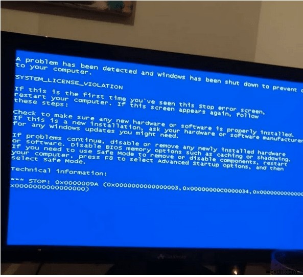วิธีแก้ไขข้อผิดพลาดการละเมิดลิขสิทธิ์ระบบใน Windows 10