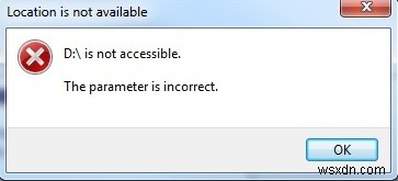 วิธีแก้ไขข้อผิดพลาด 0x80070057:พารามิเตอร์ไม่ถูกต้องใน Windows 10