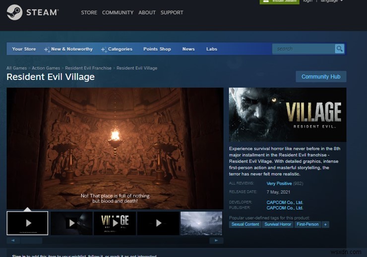 วิธีแก้ไข Resident Evil Village ที่หยุดทำงานบนพีซี Windows 10