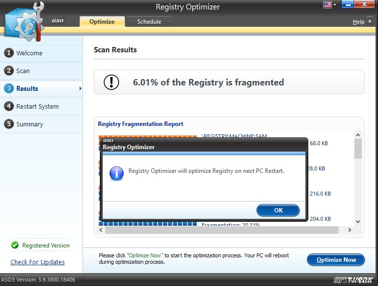 วิธีเพิ่มประสิทธิภาพและจัดเรียงข้อมูล Registry Editor ใน Windows 10