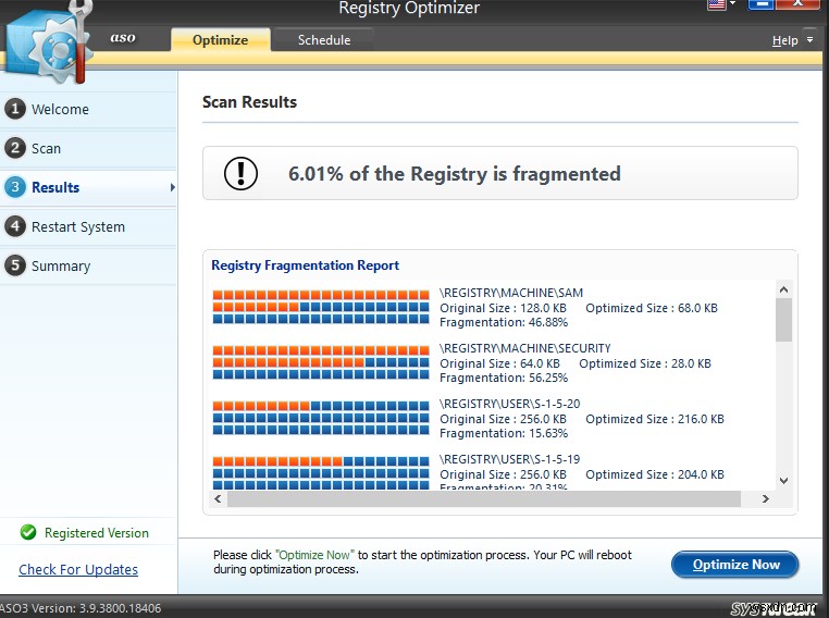 วิธีเพิ่มประสิทธิภาพและจัดเรียงข้อมูล Registry Editor ใน Windows 10