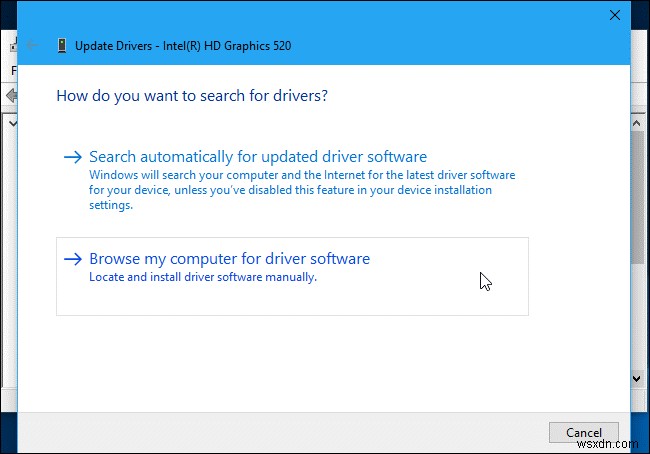 แก้ไขข้อผิดพลาด  ไดรเวอร์ที่กำลังติดตั้งไม่ถูกต้องสำหรับคอมพิวเตอร์เครื่องนี้  ใน Windows 10 ด้วยตนเอง