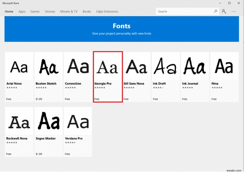 วิธีใช้การตั้งค่าแบบอักษร Windows 10 ใหม่