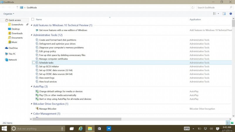 Windows God Mode คืออะไรและวิธีเปิดใช้งานบน Windows 10