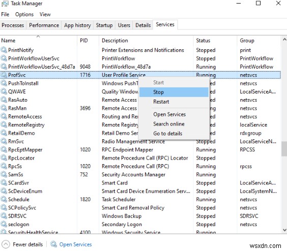 แก้ไข - Svchost.Exe ใช้งาน CPU สูงบน Windows 10