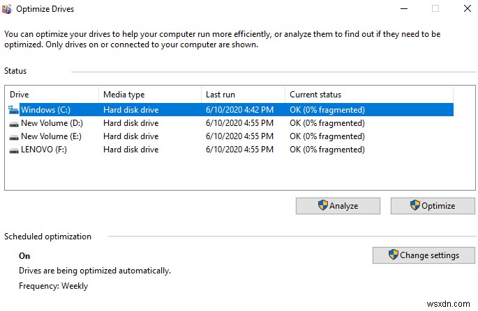 ข้อผิดพลาด Defrags Defrags ไดรฟ์ SSD ทำให้เกิดการแจ้งเตือน Windows 10 บ่อยครั้ง