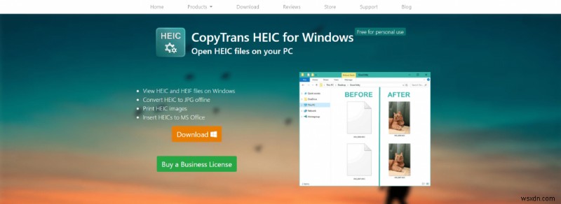 วิธีเปิดไฟล์ HEIC ใน Windows 10 ?