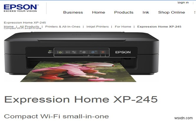 วิธีดาวน์โหลดไดรเวอร์ Epson XP 245 บน Windows 10