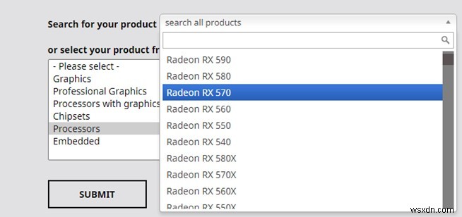 วิธีดาวน์โหลดไดรเวอร์ AMD RX 570 สำหรับ Windows 10