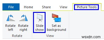 วิธีดูรูปภาพเป็นสไลด์โชว์ใน Windows 10