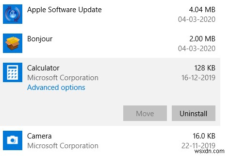 ขั้นตอนในการแก้ไขข้อผิดพลาด Windows 10 เครื่องคิดเลขหายไป