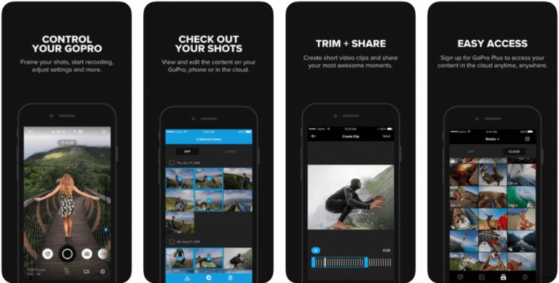 รับแอปตัดต่อวิดีโอ GoPro ฟรีใน Android/iPhone!