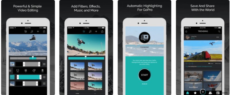 รับแอปตัดต่อวิดีโอ GoPro ฟรีใน Android/iPhone!