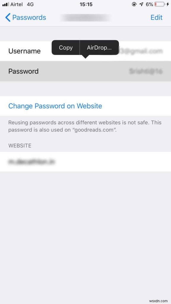 รหัสผ่านทำงานอย่างไรใน iOS 12