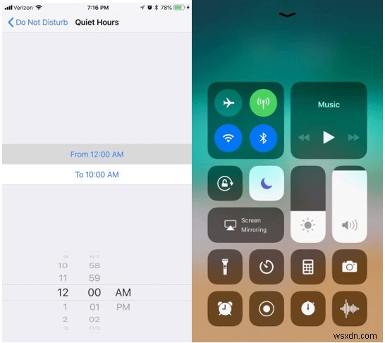 วิธีปิดการแจ้งเตือนเพื่อป้องกันการรบกวนตอนกลางคืนบน iOS 12