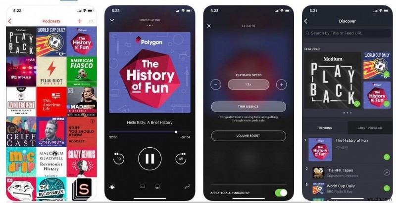 แอพ Podcast ที่ดีที่สุดสำหรับ iPhone ในปี 2022