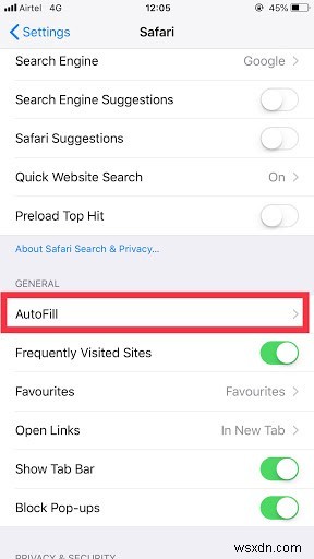 วิธีดูบัตรเครดิตและรหัสผ่านที่บันทึกไว้ใน iPhone (iOS 12)