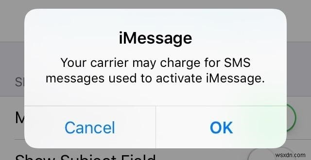 วิธีเปิดใช้งาน iMessage บน iPhone