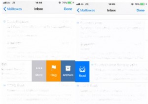วิธีเปลี่ยนตัวเลือกการปัดในแอปอีเมลบน iPhone