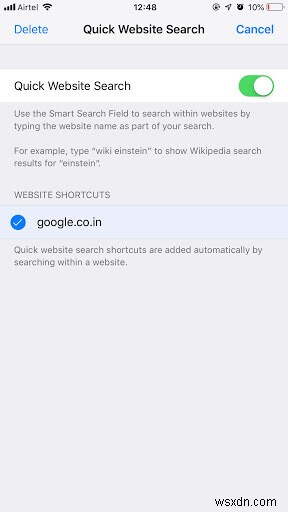 วิธีปิดใช้งาน Quick Search บน iPhone หรือ Mac