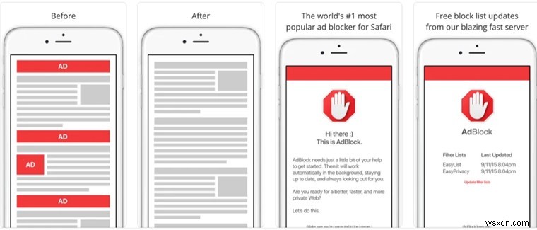 ตัวบล็อกโฆษณา iPhone ที่ดีที่สุด 10 อันดับแรกที่คุณต้องใช้