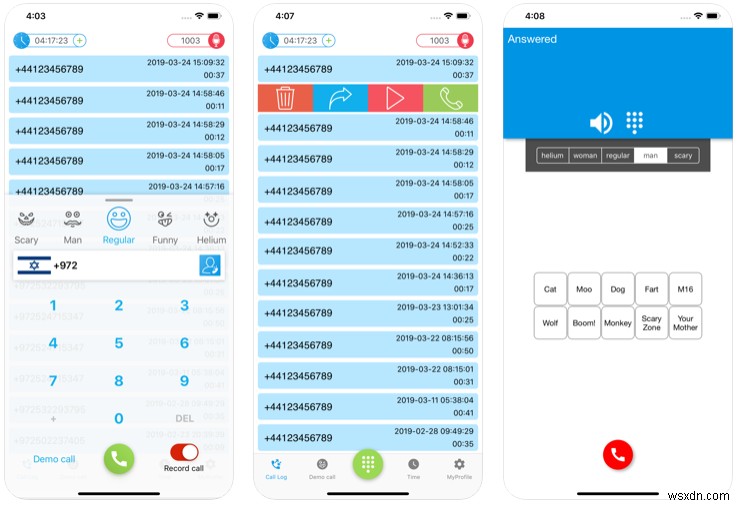 รีวิวแอป:Funcall – โปรแกรมเปลี่ยนเสียง &Rec:โปรแกรมเปลี่ยนเสียง &บันทึกการโทร