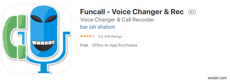 รีวิวแอป:Funcall – โปรแกรมเปลี่ยนเสียง &Rec:โปรแกรมเปลี่ยนเสียง &บันทึกการโทร