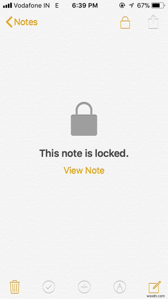 วิธีตั้งรหัสผ่านในแอป Notes บน iPhone