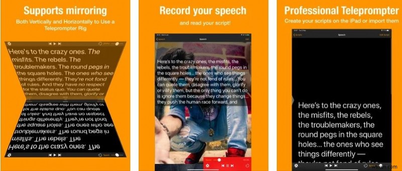 สุดยอดแอพ Teleprompter สำหรับ iPad และ iPhone ประจำปี 2022