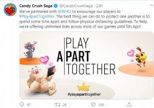 เล่น Candy Crush Saga ฟรีพร้อมชีวิตไม่จำกัดตลอดสัปดาห์นี้