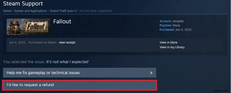 วิธีรับเงินคืน Steam อย่างง่าย:วิธีคืนเกม Steam